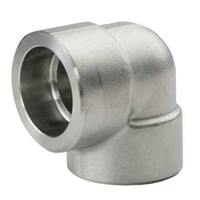 1-1/2" 90 Deg. Elbow, Forged 3000#, Socket Weld, T316/316L Stainless
