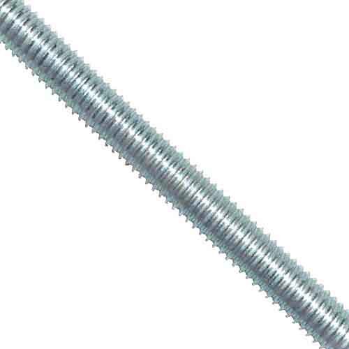 AT3010 #10-24 x 3 Ft, All Thread Rod, Low Carbon Steel, Coarse, Zinc
