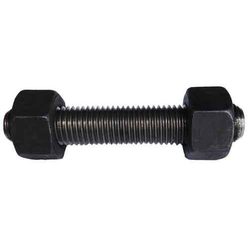 B16GR778534 7/8"-9 X 5-3/4" A193-B16 Stud w/ 2 each A194-GR.7 Heavy Hex Nuts, Plain
