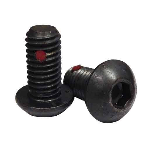 BSCS581NPL 5/8"-11 X 1" Button Socket Cap Screw, w/Nylon Pellet, Coarse, Alloy, Black Oxide