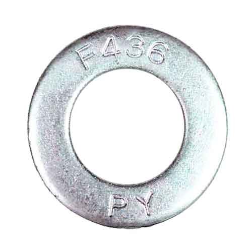 A325FW112DZ 1-1/2" F436 Structural Flat Washer, Hardened, Zinc, USA