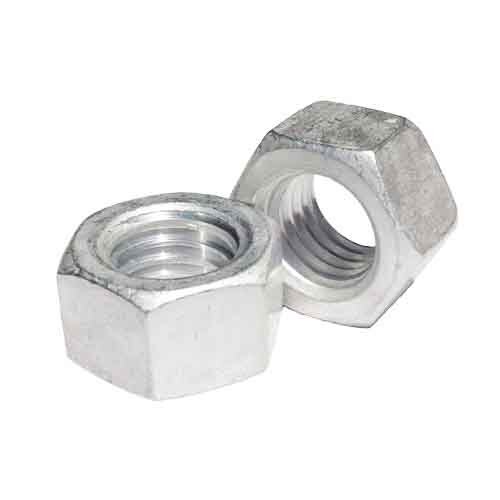 HN38A 3/8"-16 Finished Hex Nut, Coarse, Aluminum