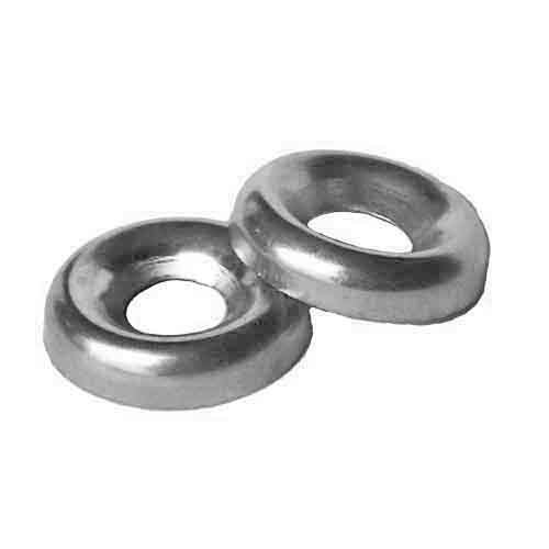 FIW4 #4 Countersunk Finishing Washer, Nickel Plated