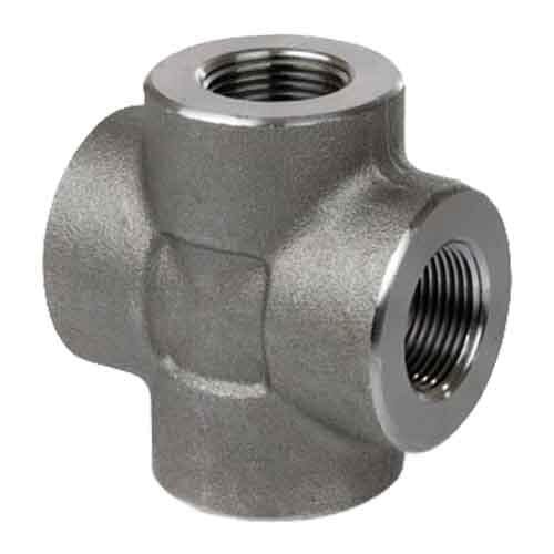 CRS114FT3 1-1/4" Cross, Forged Steel, Threaded, Class 3000