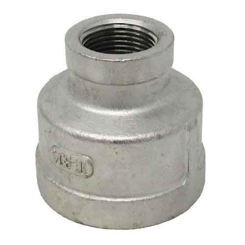 REDCPL238S 2" X 3/8" Reducing Coupling, 150#, Threaded, T304 Stainless