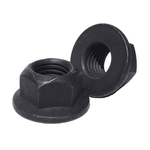 GLNF58 5/8"-18  Stover Flange Locknut, Grade G, Fine, Phosphate & Oil