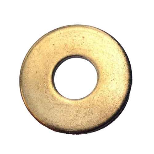 FW14LB 1/4"-L  Flat Washer, Brass
