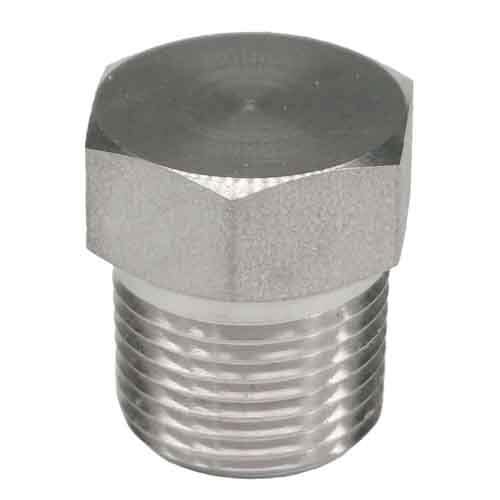 HHP1FT3S304 1" Hex Head Plug, Forged, Threaded, Class 3000, T304/304L Stainless