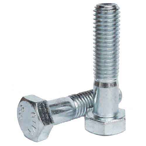 MHC6145 M6-1.0 X 45 mm  Hex Cap Screw, Coarse, Gr. 8.8, DIN 931 (PT), Zinc