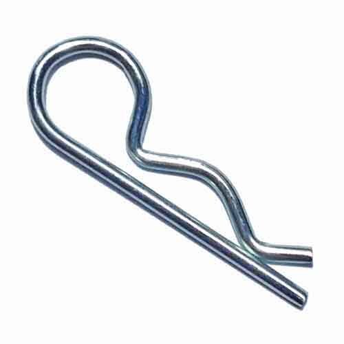HPC210 #210 Hitch Pin Clip, Spring Wire, Zinc (0.148" X 2-15/16", 5/32" Hole, 3/4" Eye I.D.)
