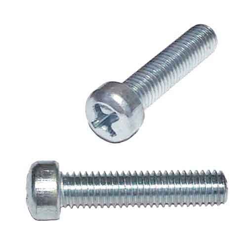 PFIMS1478 1/4"-20 X 7/8" Fillister Head, Phillips, Machine Screw, Coarse, Zinc