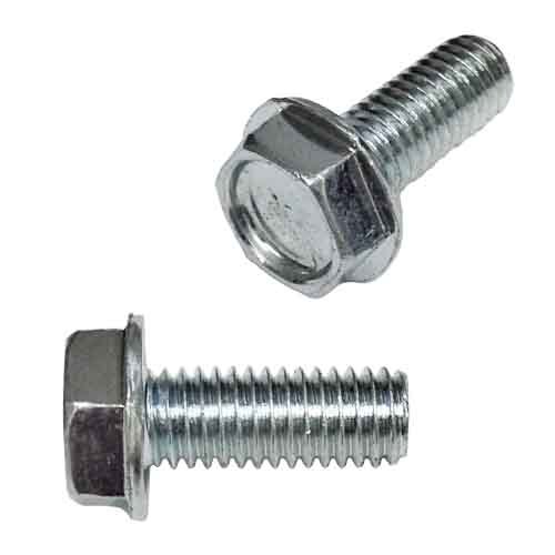 HWHMS142 1/4"-20 X 2"Hex Washer Head, No Slot, Machine Screw, Coarse, Zinc