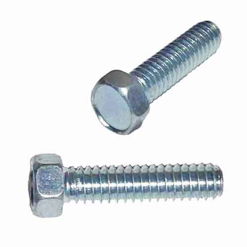 IHMS142 1/4"-20 X 2" Indented Hex Head, (No Slot), Machine Screw, Coarse, Zinc