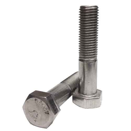 MHC6140S M6-1.0 X 40 mm  Hex Cap Screw, Coarse, DIN 931 (PT), 18-8 (A2) Stainless