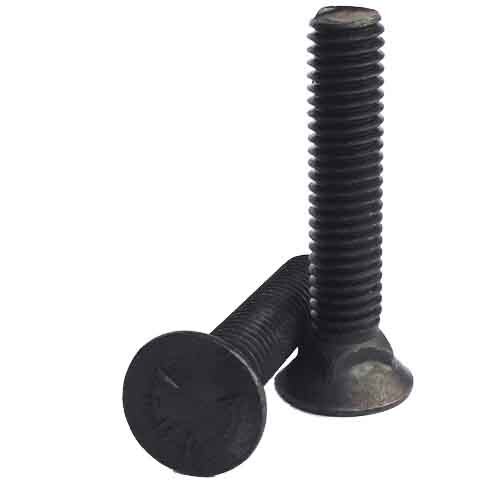 5PB582P 5/8"-11 X 2" #3 Flat Head Plow Bolt, Grade 5, Plain