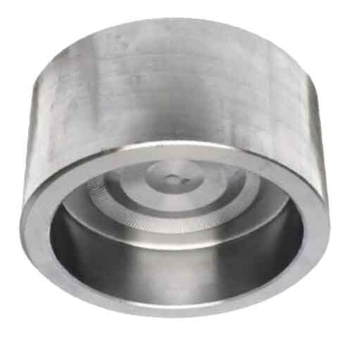 CAP112FSW3S316 1-1/2" Cap, Forged, Socket Weld, Class 3000, T316/316L Stainless