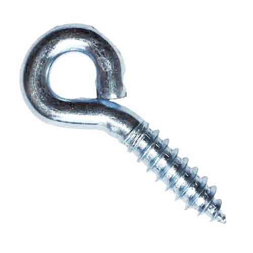 SE8SE #8SE Screw Eye, Steel, Zinc