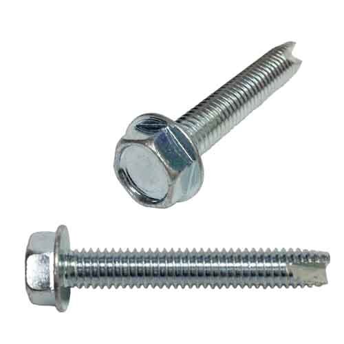 HWHTC51634T23 5/16"-18 X 3/4" Hex Washer Head, Un-Slotted, Thread Cutting Screw, Type-23, Zinc