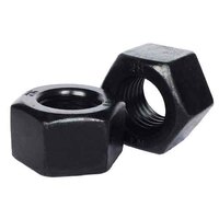 1-1/4"-7 A194-2H Heavy Hex Nut, Coarse, Med. Carbon, Plain, USA/Canada