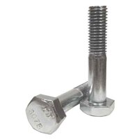 1-1/8"-7 X 3" Heavy Hex Bolt, A307 Grade B, Zinc