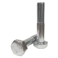 1"-8 X 3" Heavy Hex Bolt, A307 Grade B, Zinc