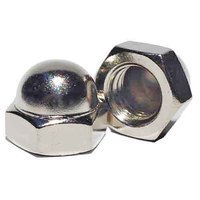 ACN34 3/4"-10 Acorn Nut, 2 Piece, Coarse, Nickel Plated