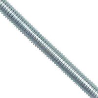 AT212 1/2"-13 X 2 Ft, All Thread Rod, Low Carbon Steel, Coarse, Zinc