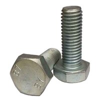 1/2"-13 X 2" Heavy Hex Bolt, A193-B7, Zinc