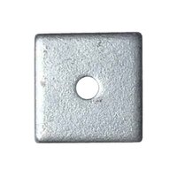 3/32" x 1/2" Backup Rivet Washer, Square, Steel Zinc