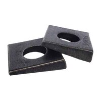 1-1/8" Square Beveled Washer, F436 Hardened, Plain