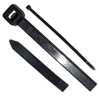 11" Cable Tie UV, Black Nylon, 50 lbs.