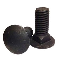 5CB582P 5/8"-11 X 2" Carriage Bolt, Grade 5 (SAE J429), Plain