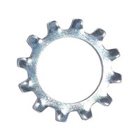 M12 External Tooth Lock Washer, DIN 6797 A, Zinc