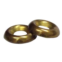 FIW6B #6 Countersunk Finishing Washer, Brass