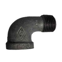 1-1/2"  90 Deg. Street Elbow, Malleable 150#, Black