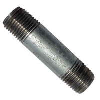 GN1123 1-1/2" X 3" Pipe Nipple, Welded Steel, Schedule 40, Galvanized