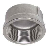 CAP1S 1" Cap, 150#, Threaded, T304 Stainless