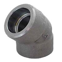 45EL12FW6 1/2" 45 Deg. Elbow, Forged Steel, Socket Weld, Class 6000