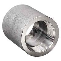 1-1/2" Coupling, Forged, Threaded, Class 3000, T304/304L Stainless