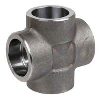 CRS18FW3 1/8" Cross, Forged Steel, Socket Weld, Class 3000