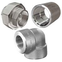 Forged Pipe Fittings, Threaded, Stainless