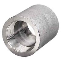REDCP1238FT3S316 1/2" x 3/8" Reducing Coupling, Forged, Threaded, Class 3000, T316/316L Stainless