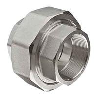 UN18FT3S316 1/8" Union, Forged, Threaded, Class 3000, T316/316L Stainless