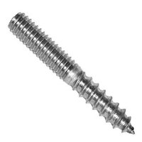 HB144S 1/4"-20 X 4" Hanger Bolt, 18-8 Stainless