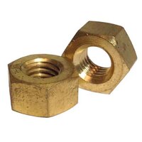 HHN38B 3/8"-16 Heavy Hex Nut, Coarse, Brass