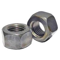 HHN2P 2"-4.5 Heavy Hex Nut, A563 Grade A, Coarse, Plain