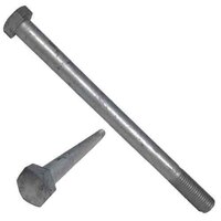 2C121012G 1/2"-13 X 10-1/2" Hex Bolt, A307 Grade A, Coarse, HDG