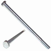 1/2"-13 X 10" Hex Cap Screw, Grade 5 (SAE J429), Coarse, Zinc
