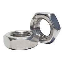 HJN34S 3/4"-10 Hex Jam Nut, Coarse, 18-8 Stainless