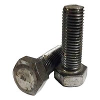 HTB38212P 3/8"-16 X 2-1/2" Hex Tap Bolt, Coarse, A307 Grade A, Plain